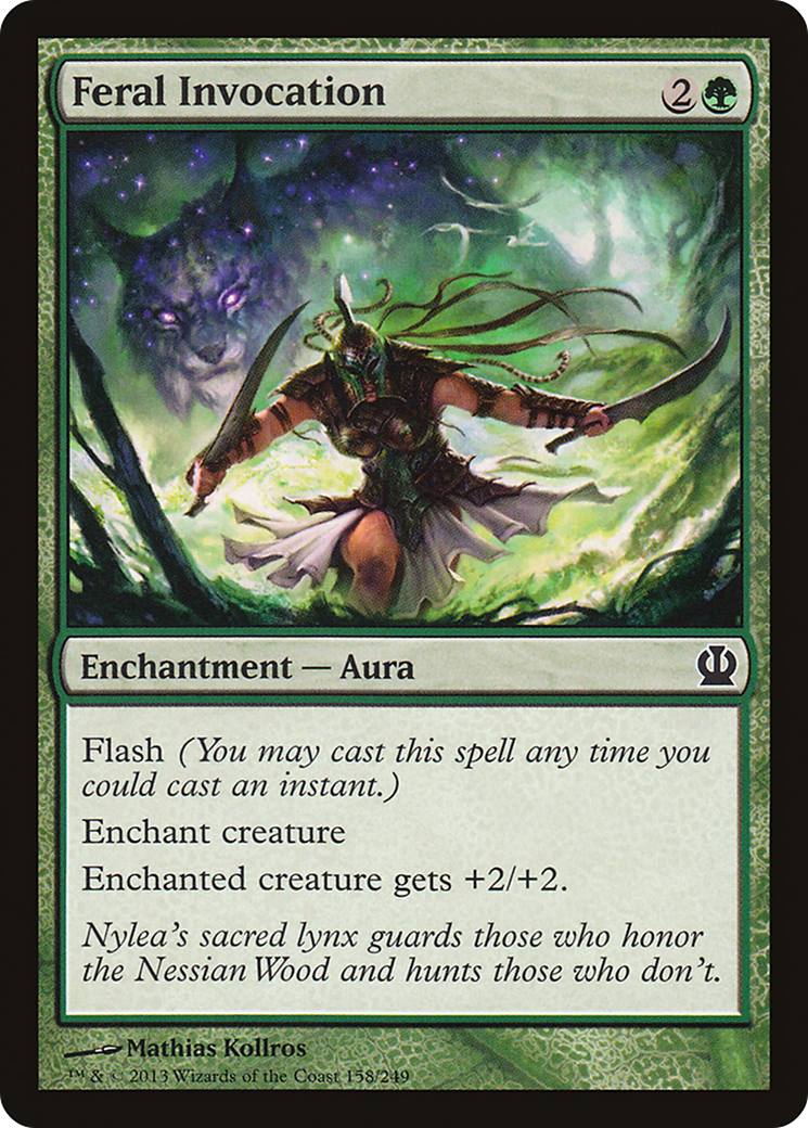 Feral Invocation (THS-158)  Foil - Theros