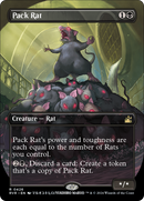 Pack Rat (Anime Borderless) (RVR-426)  Foil - Ravnica Remastered