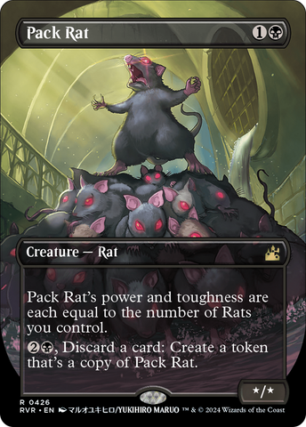 Pack Rat (Anime Borderless) (RVR-426)  Foil - Ravnica Remastered