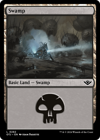 Swamp (0282) (OTJ-282)  Foil - Outlaws of Thunder Junction