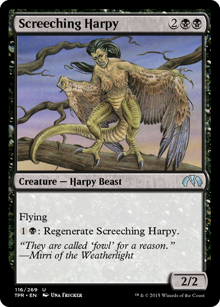 Screeching Harpy (TPR-116)  Foil - Tempest Remastered