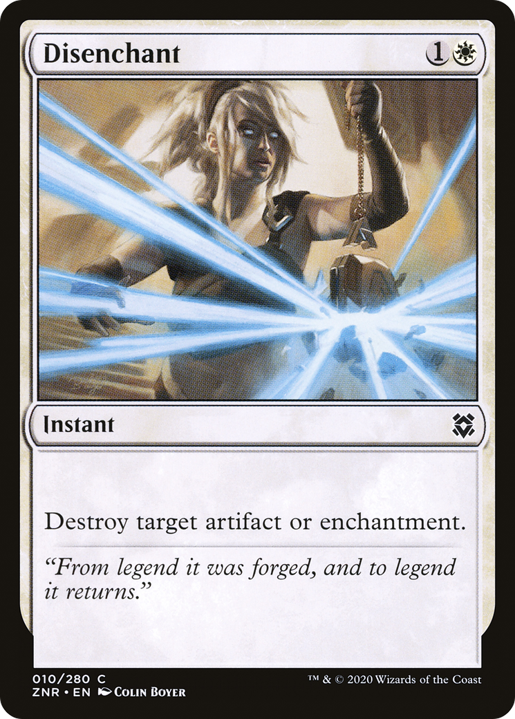 Disenchant (ZNR-010)  - Zendikar Rising