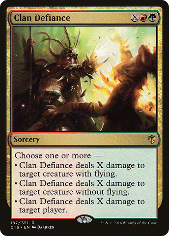 Clan Defiance (C16-187)  - Commander 2016