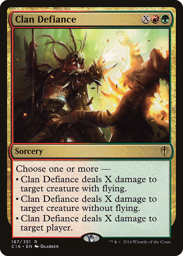 Clan Defiance (C16-187)  - Commander 2016