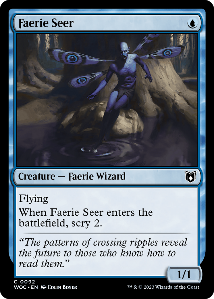 Faerie Seer (WOC-092)  - Wilds of Eldraine Commander