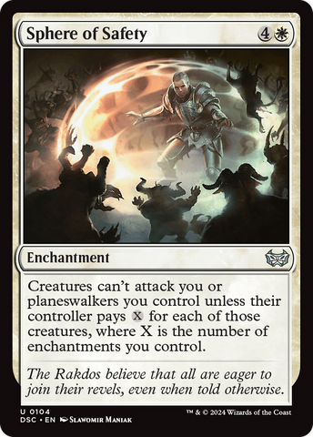 Sphere of Safety (DSC-104)  - Duskmourn: House of Horror Commander