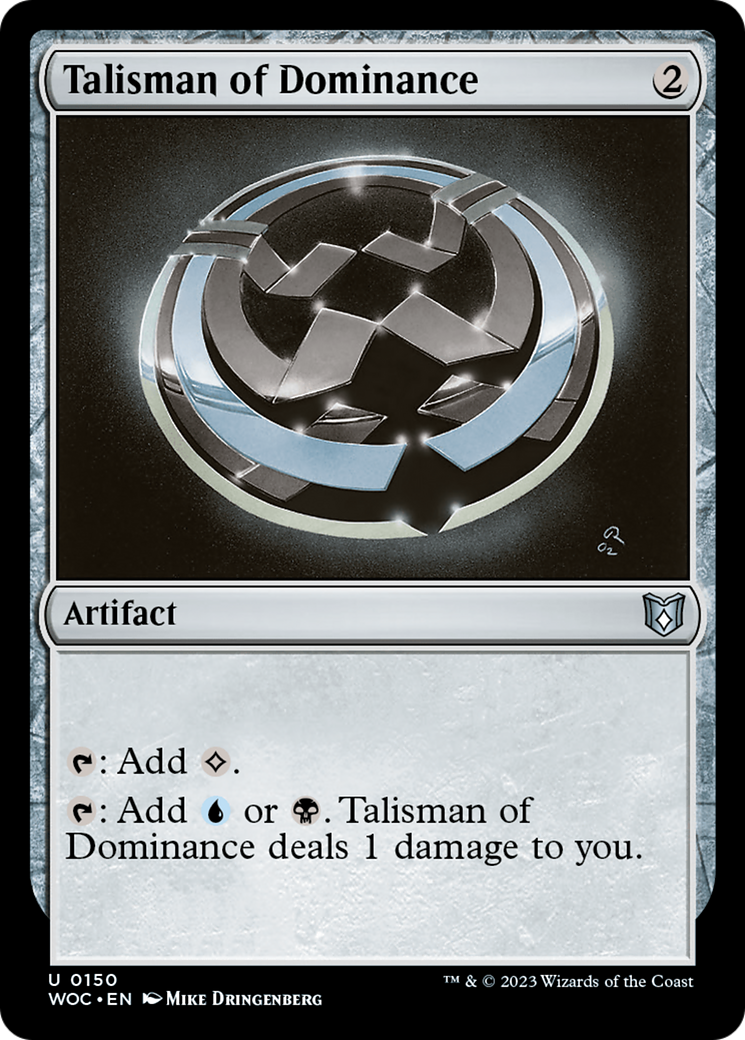Talisman of Dominance (WOC-150)  - Wilds of Eldraine Commander