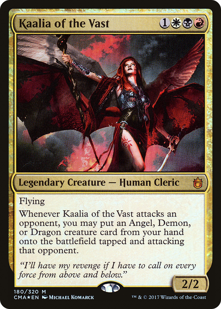 Kaalia of the Vast (CMA-180)  Foil - Commander Anthology