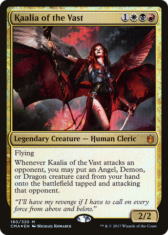 Kaalia of the Vast (CMA-180)  Foil - Commander Anthology