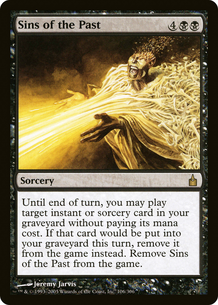 Sins of the Past (RAV-106)  - Ravnica: City of Guilds