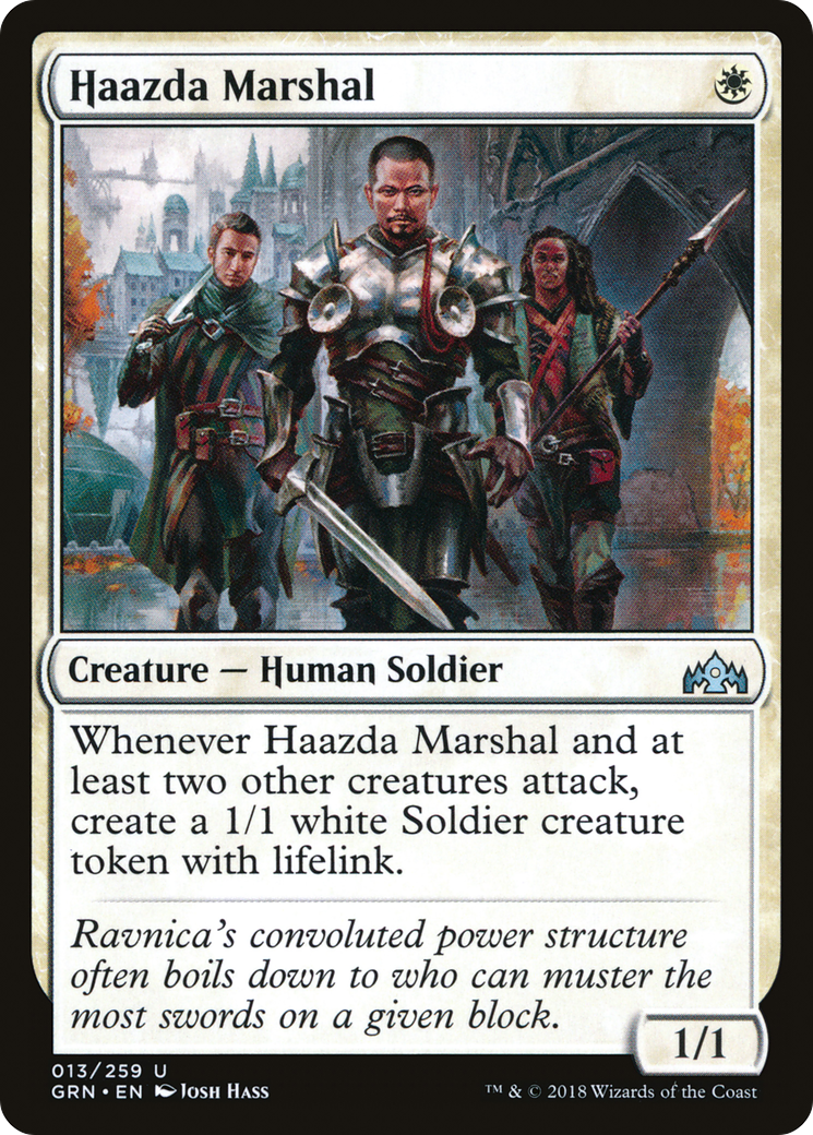 Haazda Marshal (GRN-013)  - Guilds of Ravnica