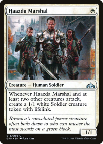 Haazda Marshal (GRN-013)  Foil - Guilds of Ravnica