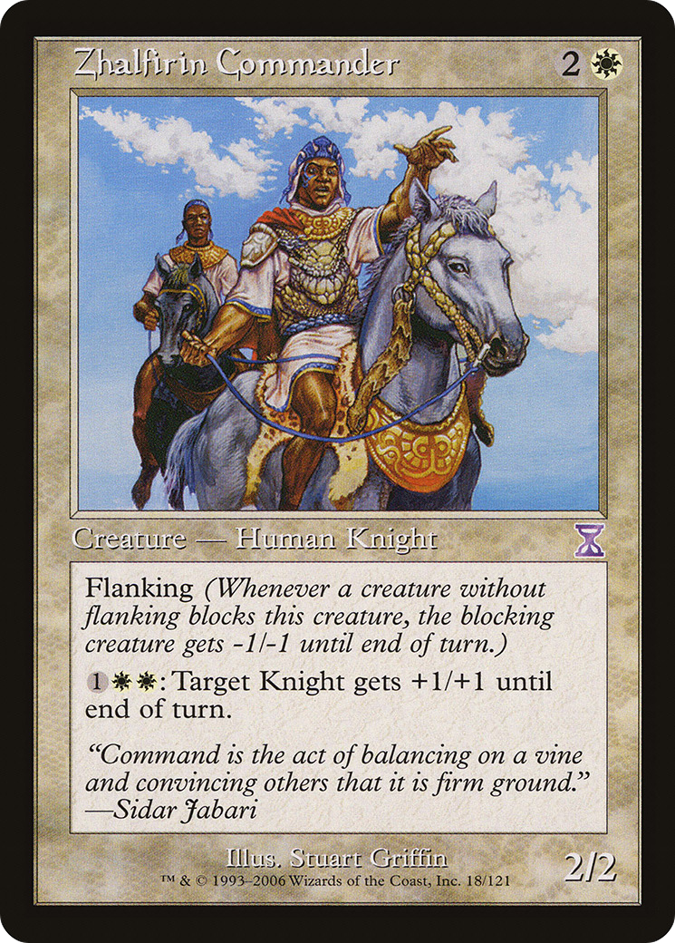 Zhalfirin Commander (TSB-018)  Foil - Time Spiral Timeshifted