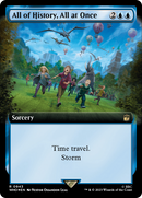All of History, All at Once (Extended Art) (Surge Foil) (WHO-943)  Foil - Doctor Who: (Extended Art)