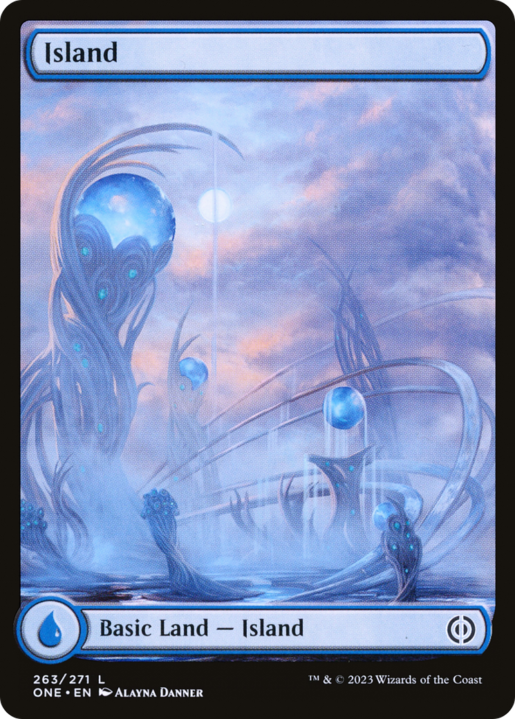 Island (263) - Full Art (ONE-263)  - Phyrexia: All Will Be One