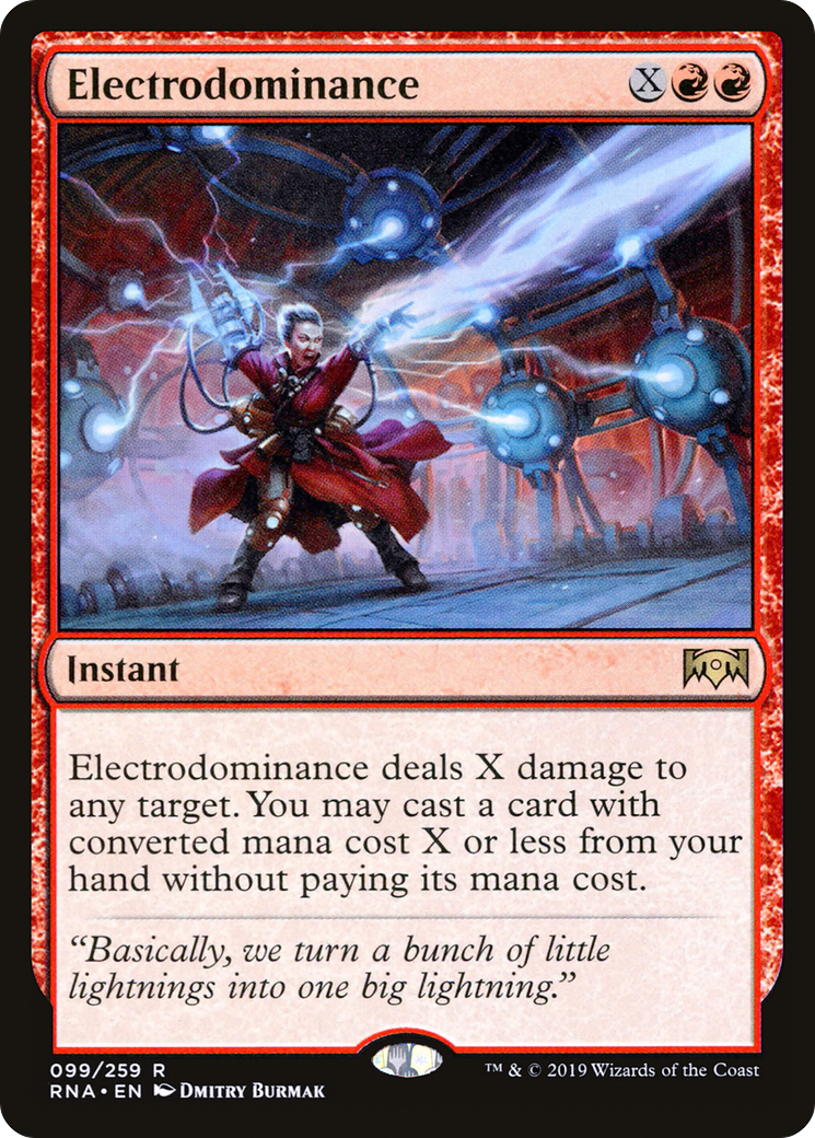 Electrodominance (RNA-099)  - Ravnica Allegiance