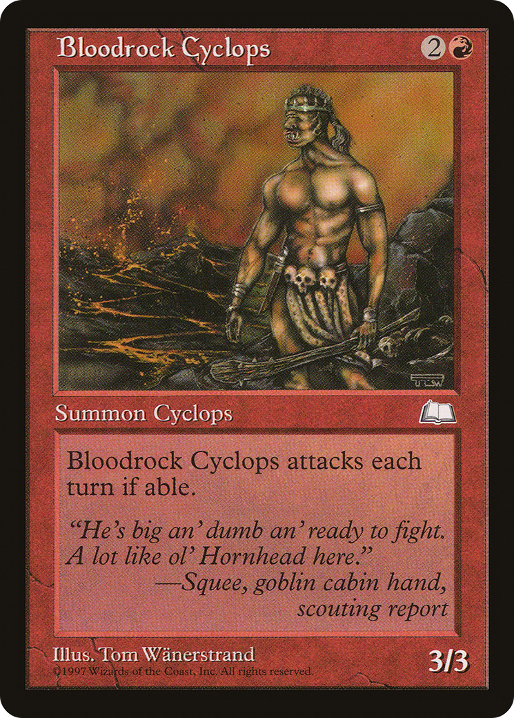 Bloodrock Cyclops (WTH-)  - Weatherlight