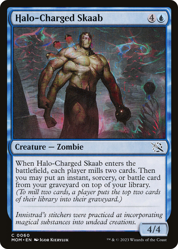 Halo-Charged Skaab (MOM-060)  Foil - March of the Machine