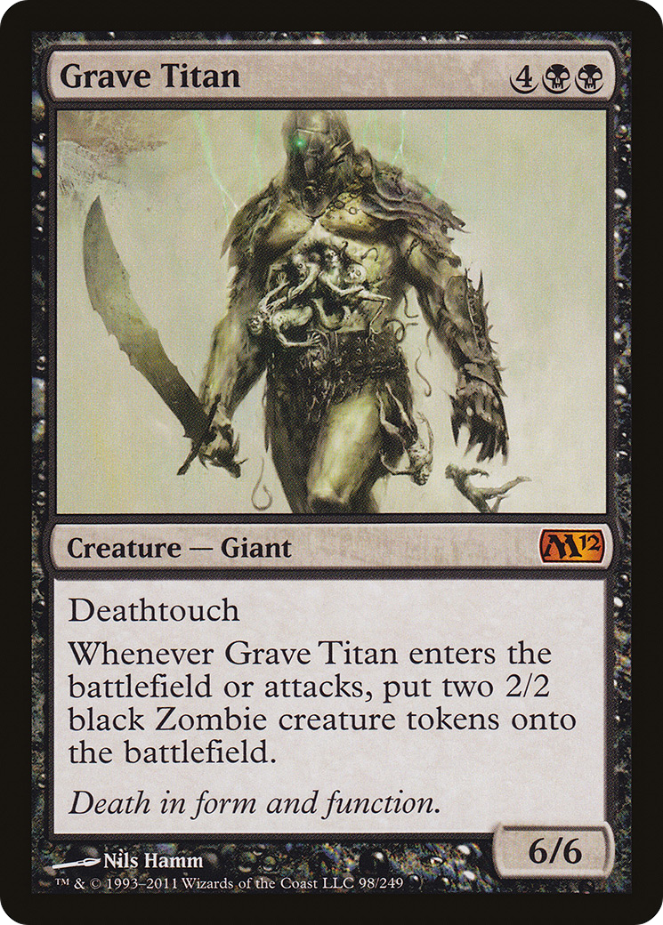 Grave Titan (M12-098)  Foil - Magic 2012