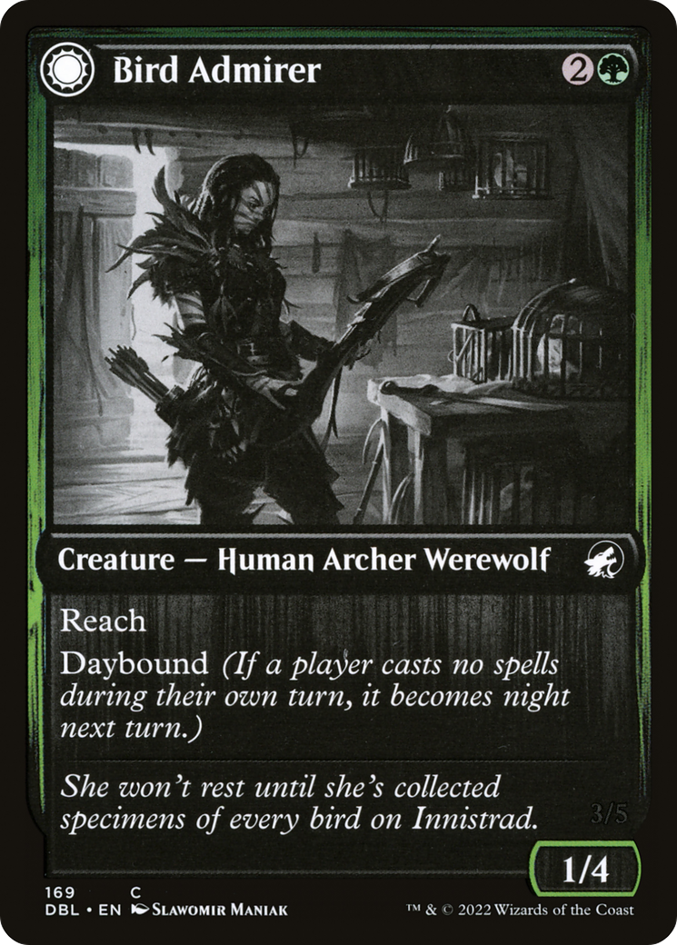 Bird Admirer (DBL-169)  Foil - Innistrad: Double Feature: (Double Faced Transform)