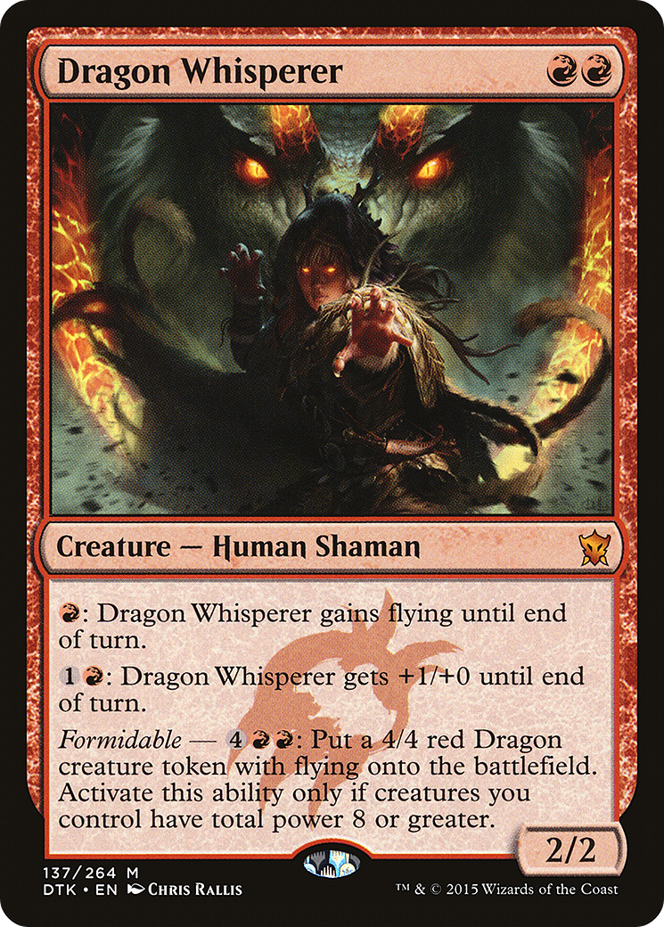 Dragon Whisperer (DTK-137)  Foil - Dragons of Tarkir