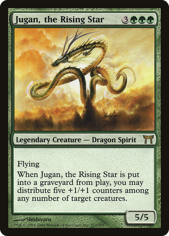 Jugan, the Rising Star (CHK-217)  Foil - Champions of Kamigawa