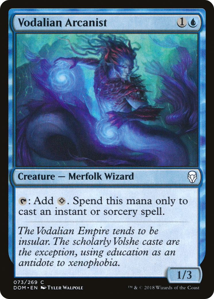 Vodalian Arcanist (DOM-073)  - Dominaria