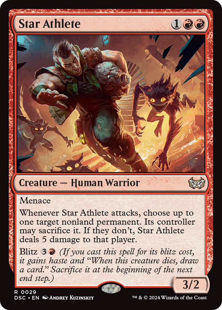 Star Athlete (DSC-029)  - Duskmourn: House of Horror Commander