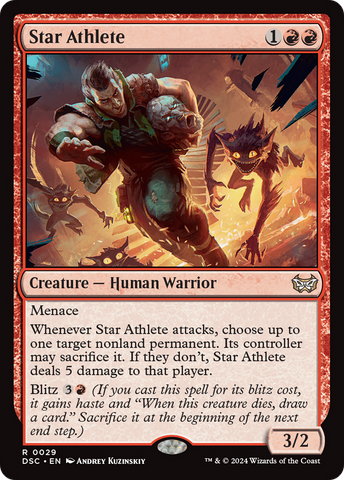 Star Athlete (DSC-029)  - Duskmourn: House of Horror Commander