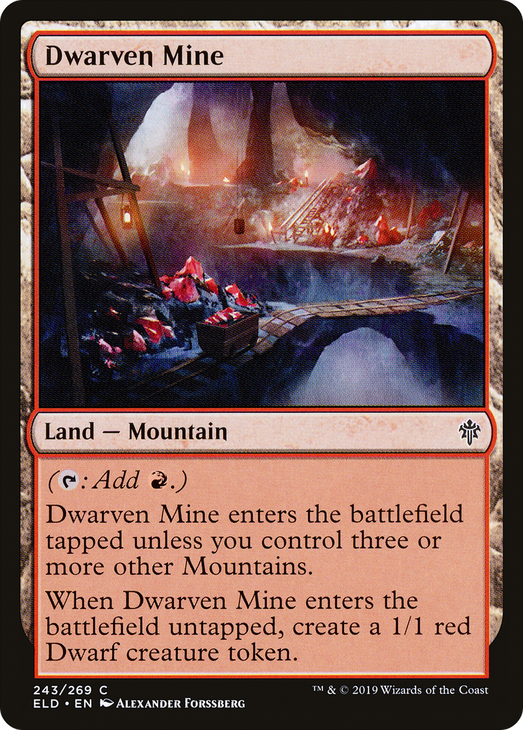 Dwarven Mine (ELD-243)  - Throne of Eldraine