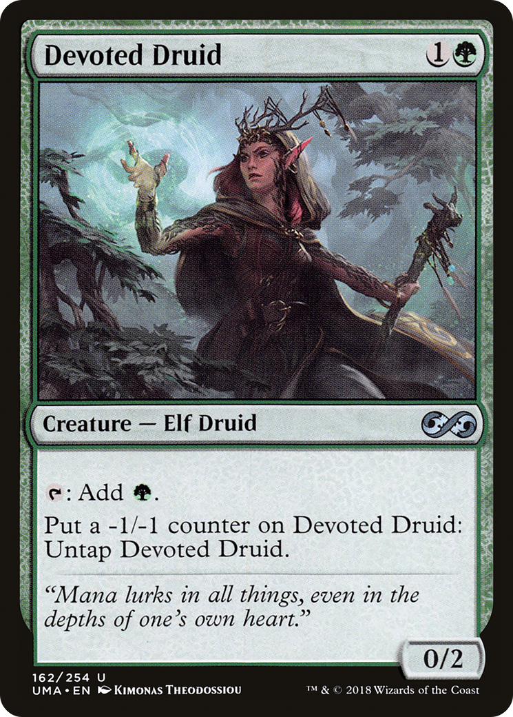 Devoted Druid (UMA-162)  Foil - Ultimate Masters