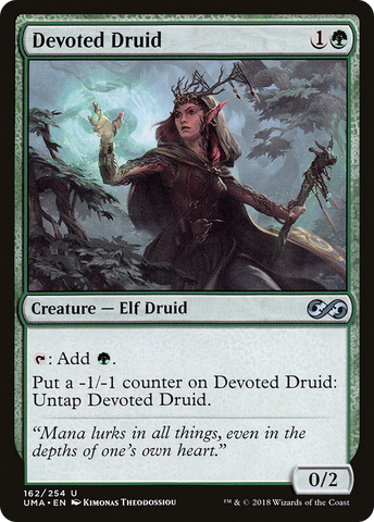Devoted Druid (UMA-162)  Foil - Ultimate Masters