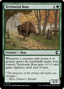 Territorial Boar (CLU-175)  - Ravnica: Clue Edition