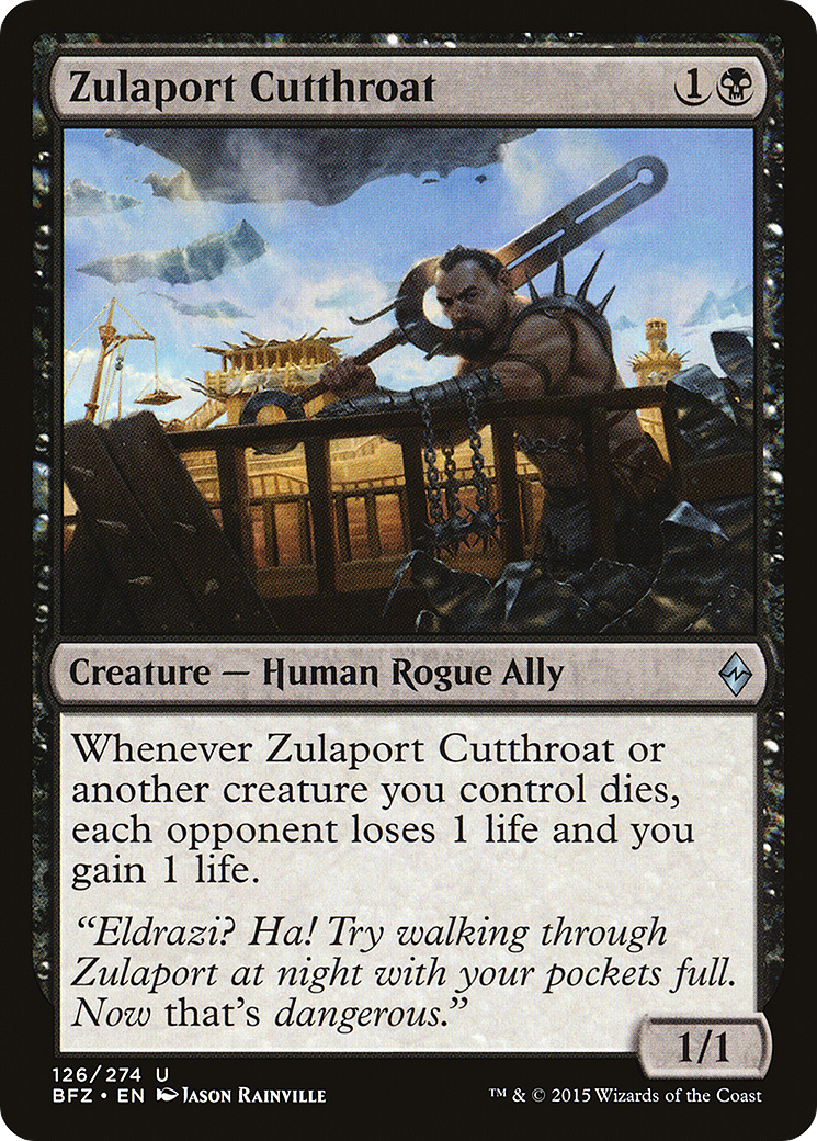 Zulaport Cutthroat (BFZ-126)  - Battle for Zendikar