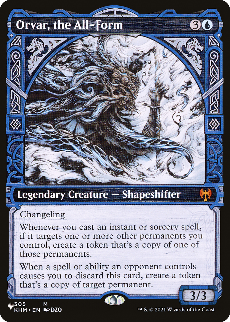Orvar, the All-Form (Showcase) (LIST-305/285)  - The List: (Showcase)