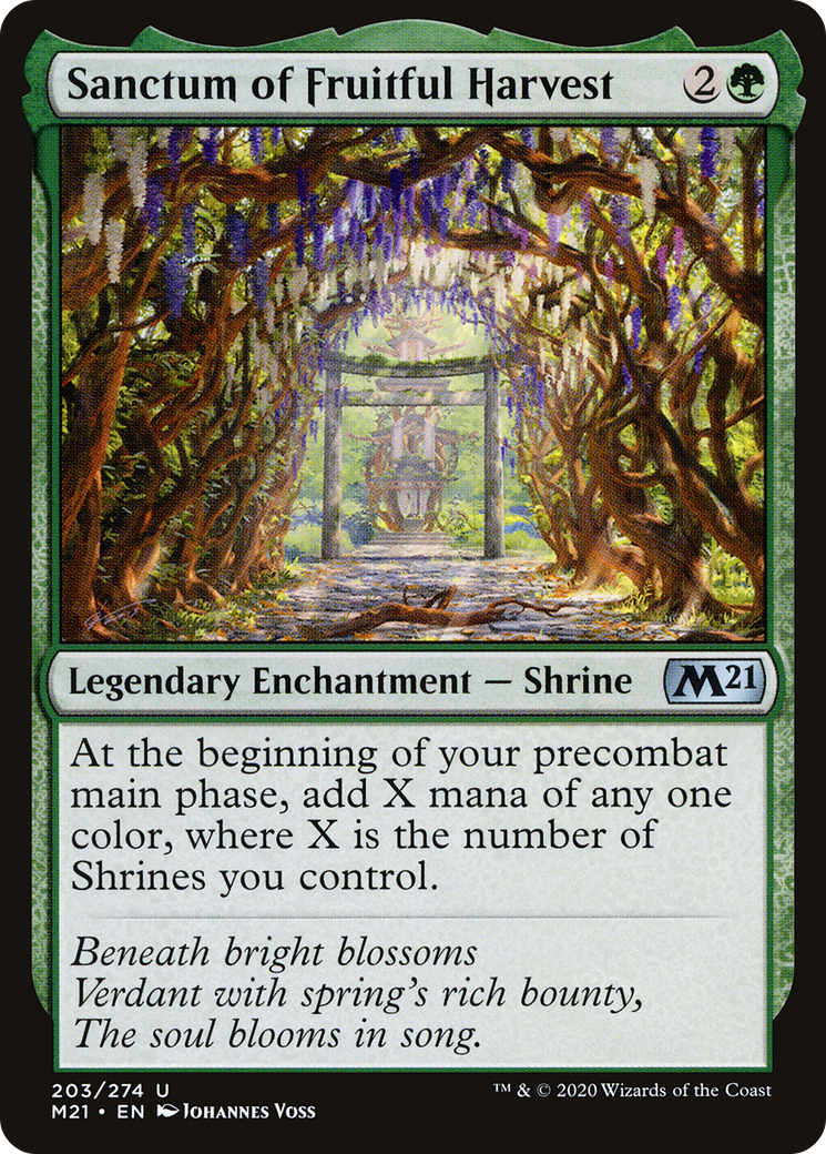Sanctum of Fruitful Harvest (M21-203)  - Core Set 2021
