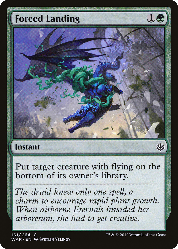 Forced Landing (WAR-161)  Foil - War of the Spark