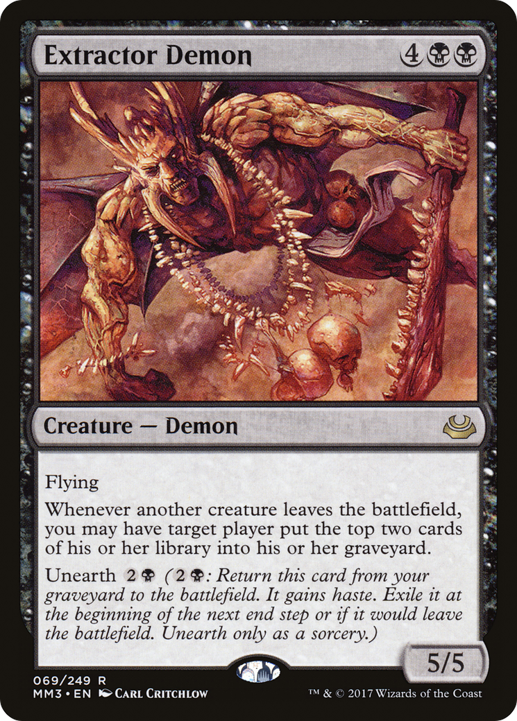 Extractor Demon (MM3-069) - Modern Masters 2017 Foil