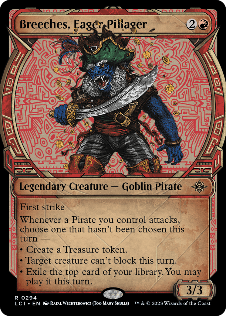 Breeches, Eager Pillager (Showcase) (LCI-294)  - The Lost Caverns of Ixalan: (Showcase)