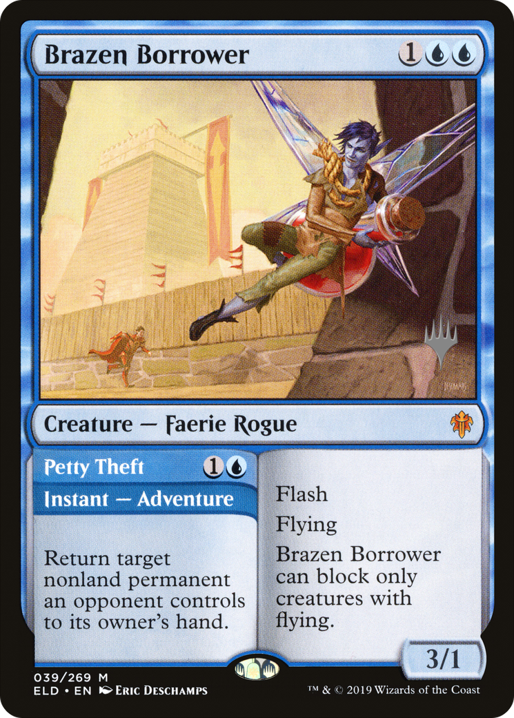Brazen Borrower (PPELD-039) - Throne of Eldraine Promos