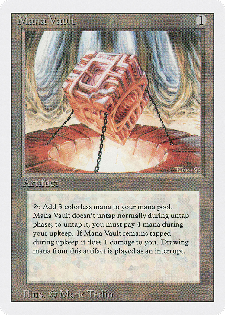 Mana Vault (3ED-)  - Revised Edition