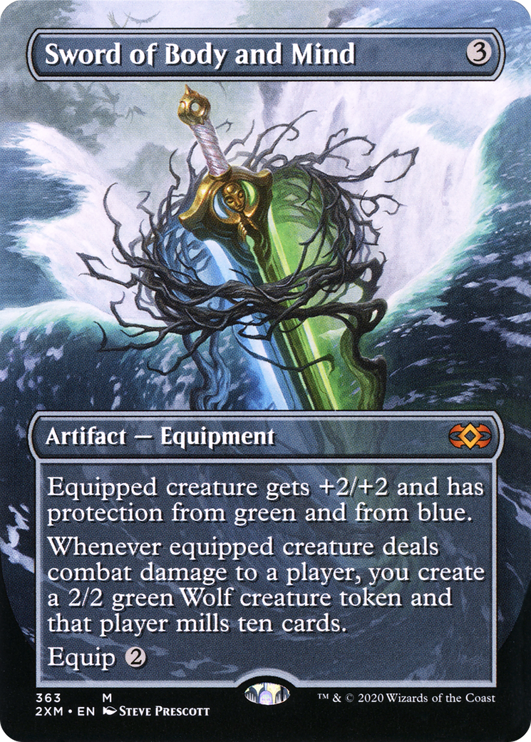 Sword of Body and Mind (Borderless) (2XM-363)  - Double Masters