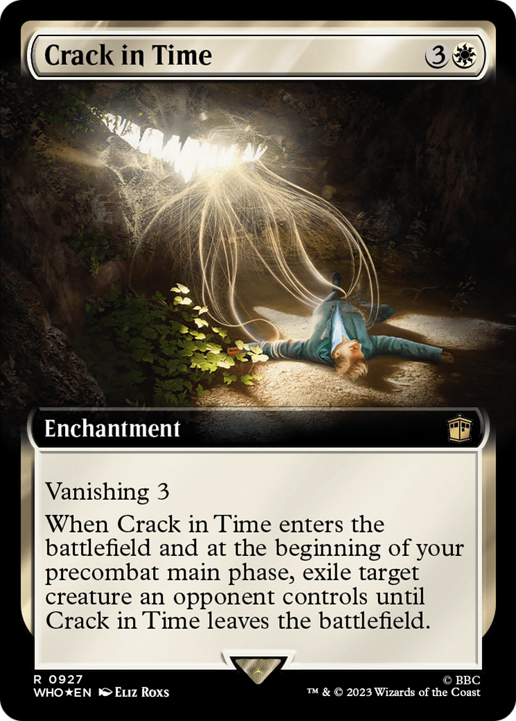 Crack in Time (Extended Art) (Surge Foil) (WHO-927)  Foil - Doctor Who: (Extended Art)