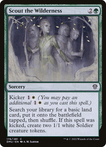 Scout the Wilderness (DMU-176)  - Dominaria United