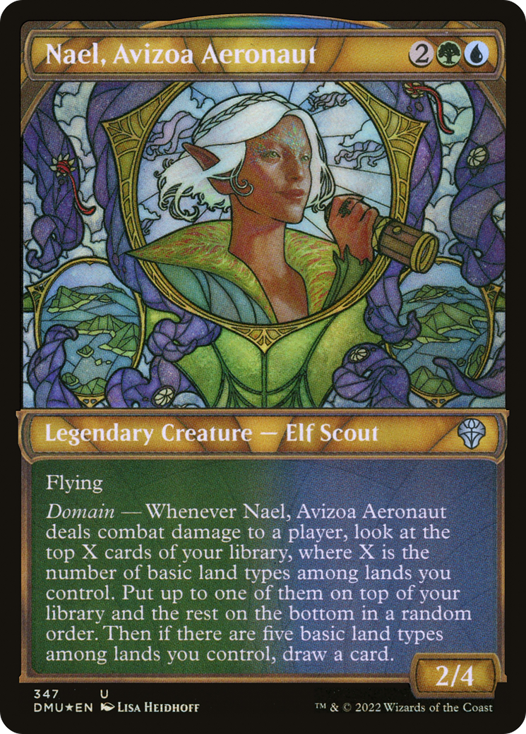 Nael, Avizoa Aeronaut (Textured Foil) (DMU-347)  Foil - Dominaria United: (Showcase)