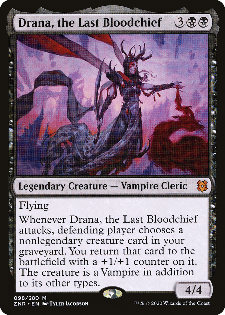 Drana, the Last Bloodchief (ZNR-098)  Foil - Zendikar Rising