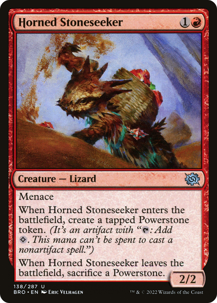 Horned Stoneseeker (BRO-138)  - The Brothers' War