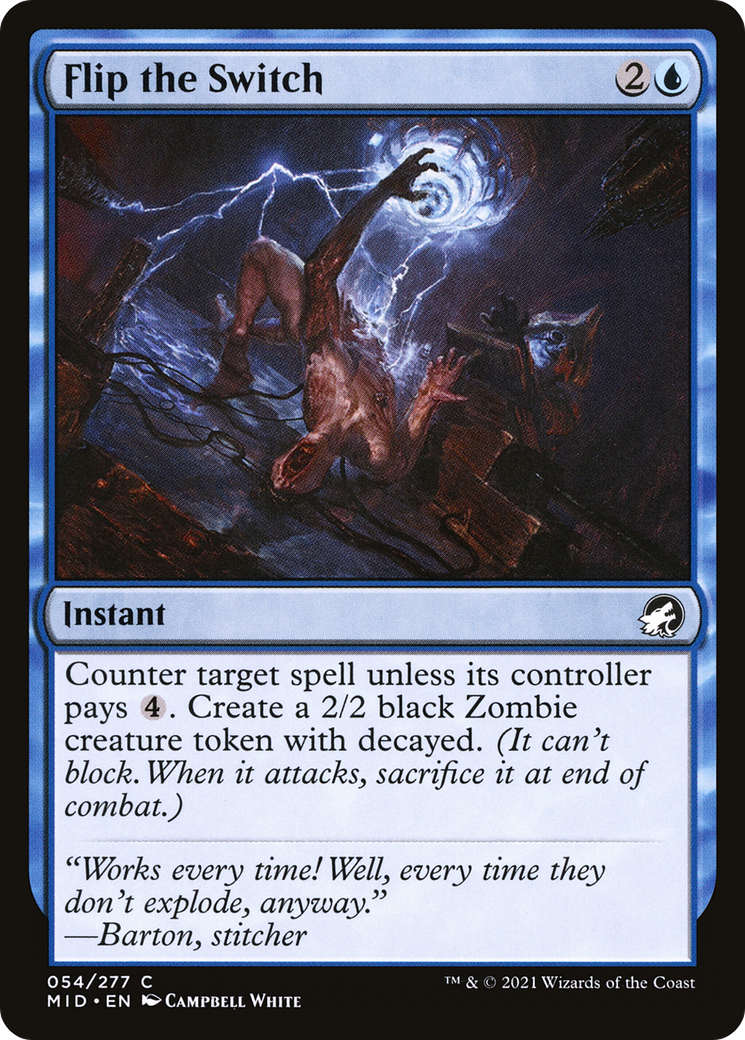 Flip the Switch (MID-054)  Foil - Innistrad: Midnight Hunt