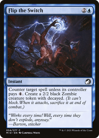 Flip the Switch (MID-054)  Foil - Innistrad: Midnight Hunt