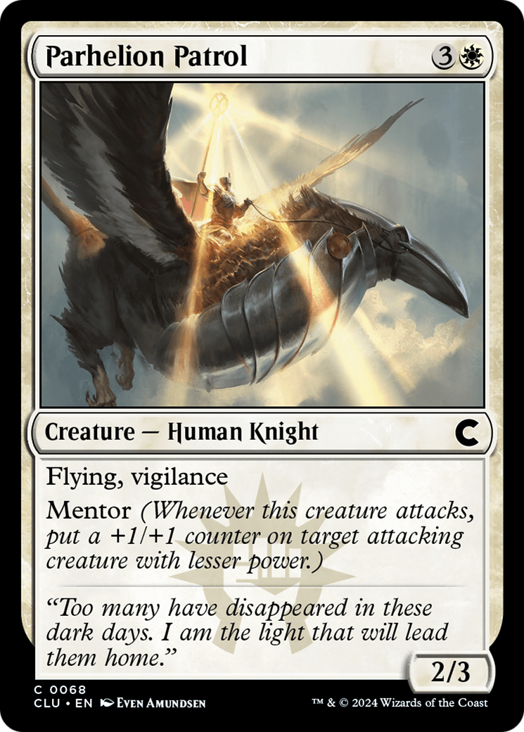 Parhelion Patrol (CLU-068)  - Ravnica: Clue Edition